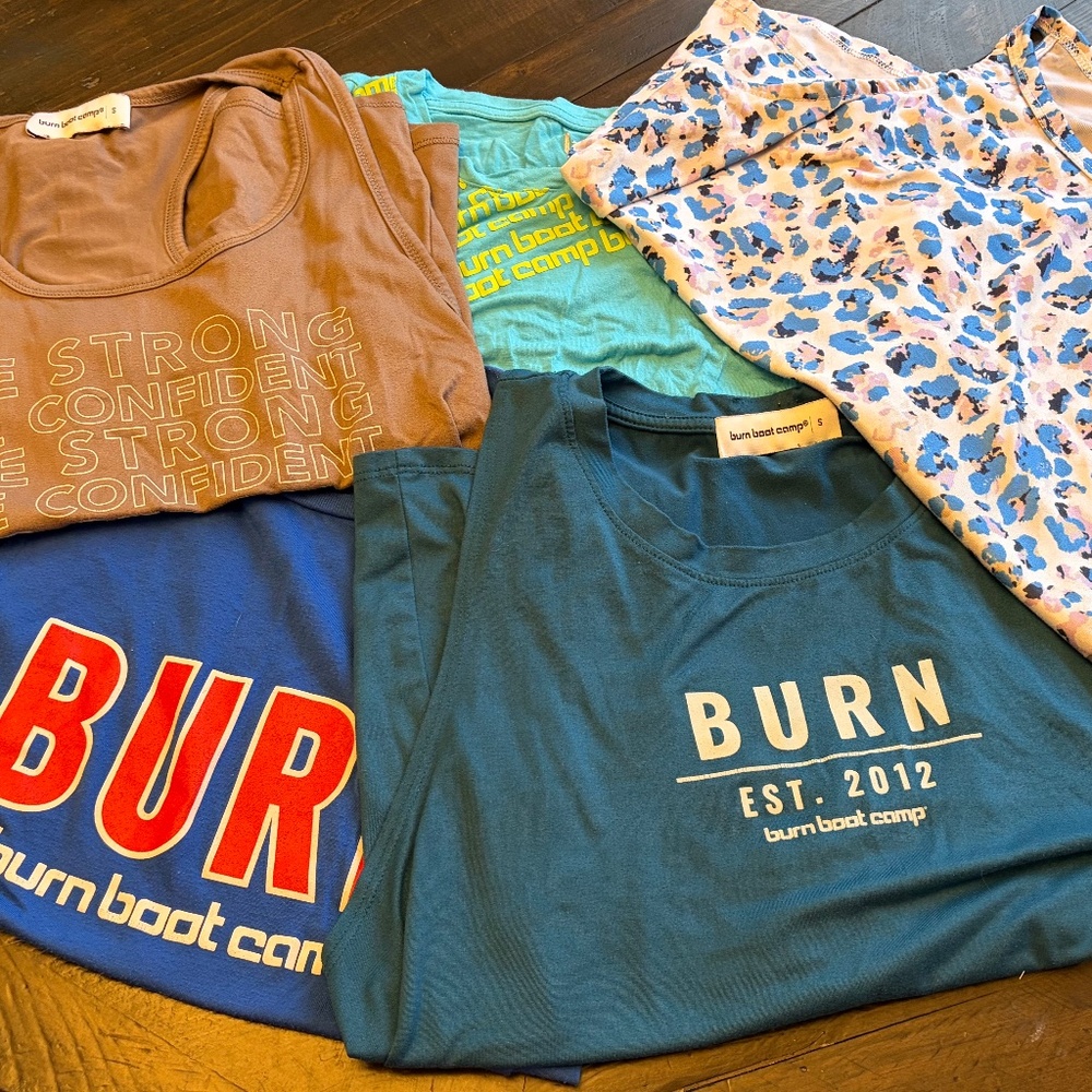 Burn boot camp tanks
